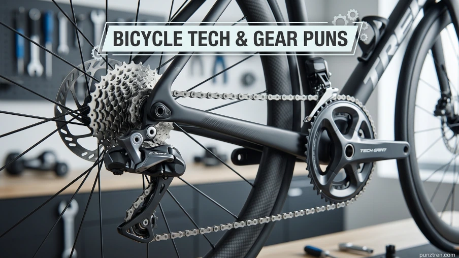 Bicycle Tech & Gear Puns