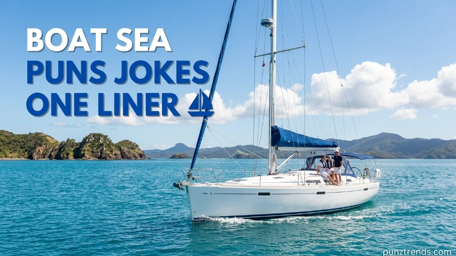 Boat Sea Puns Jokes One Liner ⛵