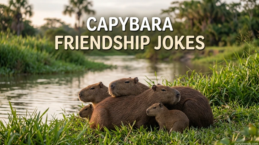 Capybara Friendship Jokes