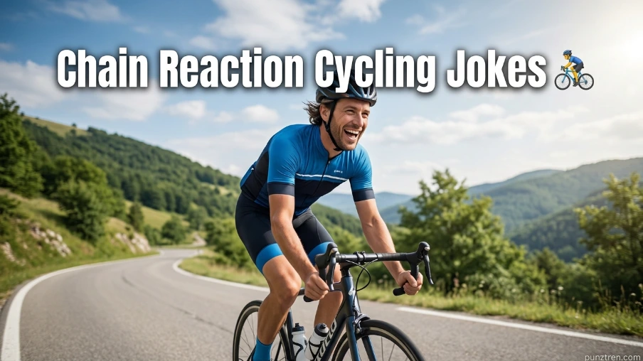 Chain Reaction Cycling Jokes🚴 