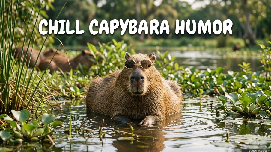 Chill Capybara Humor