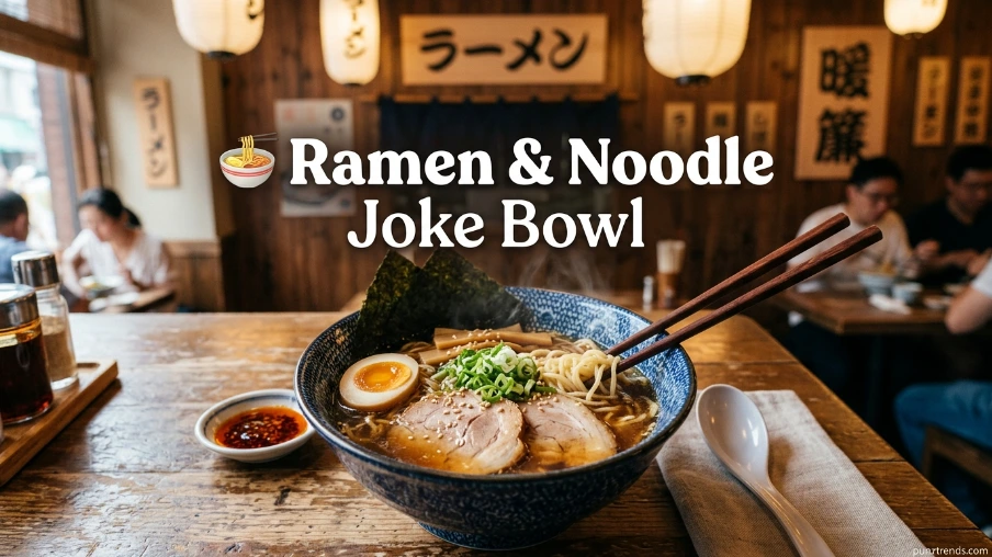 🍜 Ramen & Noodle Joke Bowl