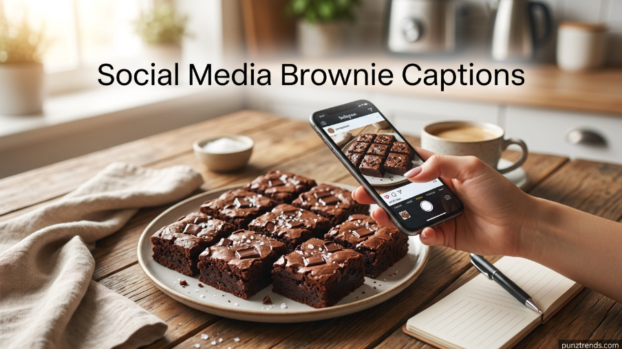 Social Media Brownie Captions