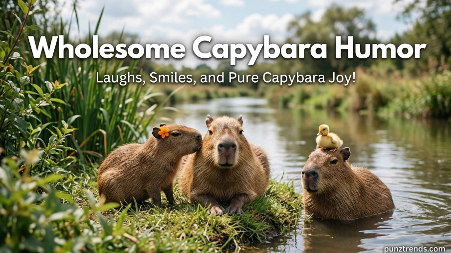 Wholesome Capybara Humor