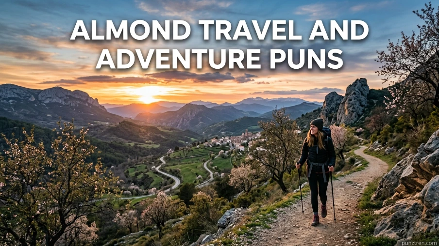 Almond Travel and Adventure Puns
