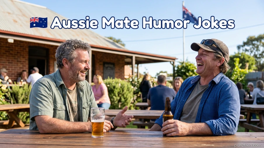 🇦🇺 Aussie Mate Humor Jokes