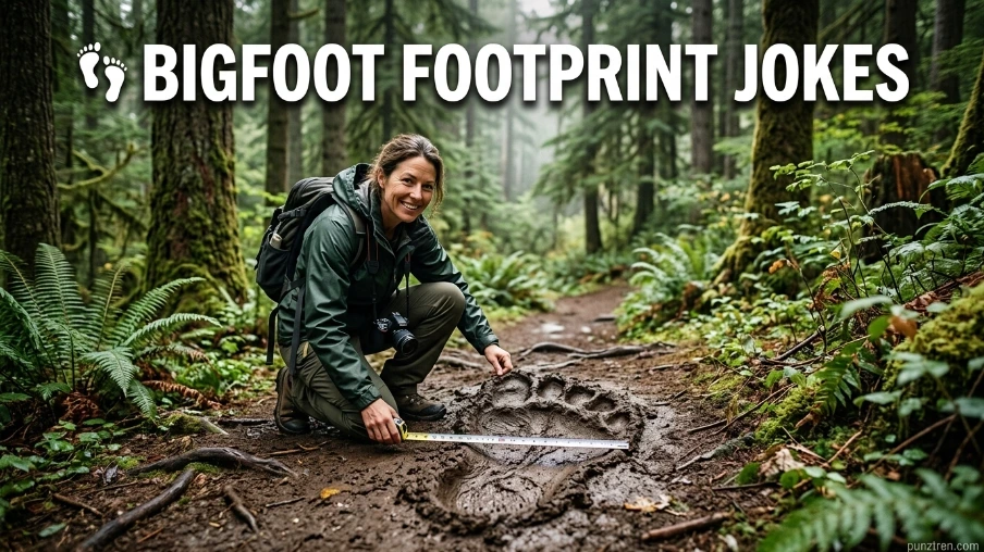 👣 Bigfoot Footprint Jokes