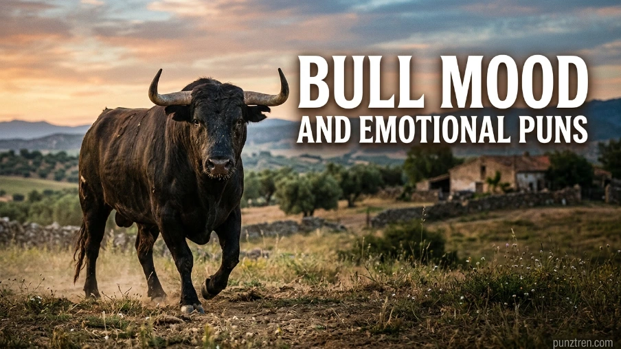 Bull Mood and Emotional Puns