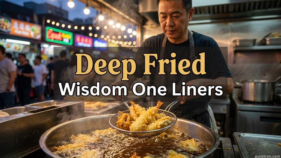 Deep Fried Wisdom One Liners