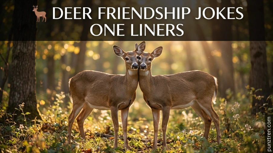 🦌 Deer Friendship Jokes One Liners