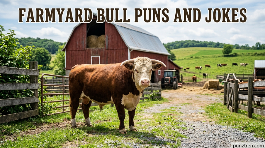 Farmyard Bull Puns and Jokes