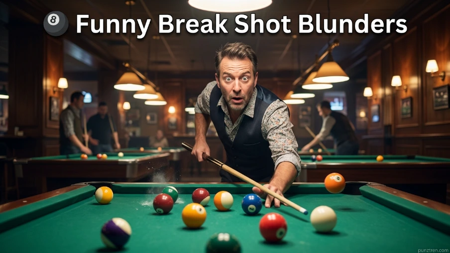 Funny Billiards Match Moments