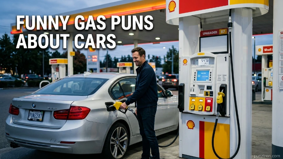 Funny Gas Puns About Cars
