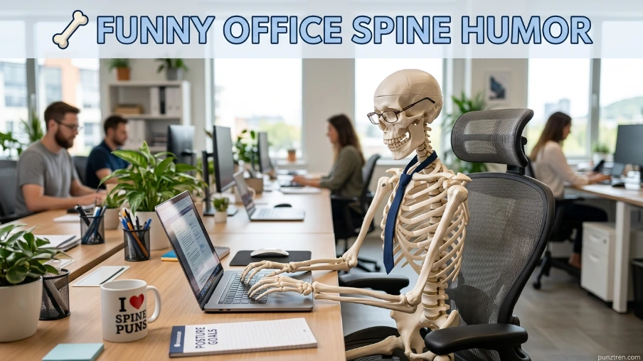 🦴 Funny Office Spine Humor