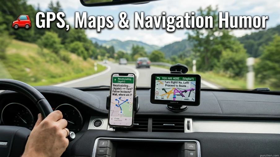 🚗 GPS, Maps & Navigation Humor