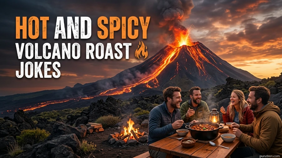 Hot and Spicy Volcano Roast Jokes