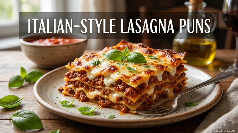 Italian-Style Lasagna Puns