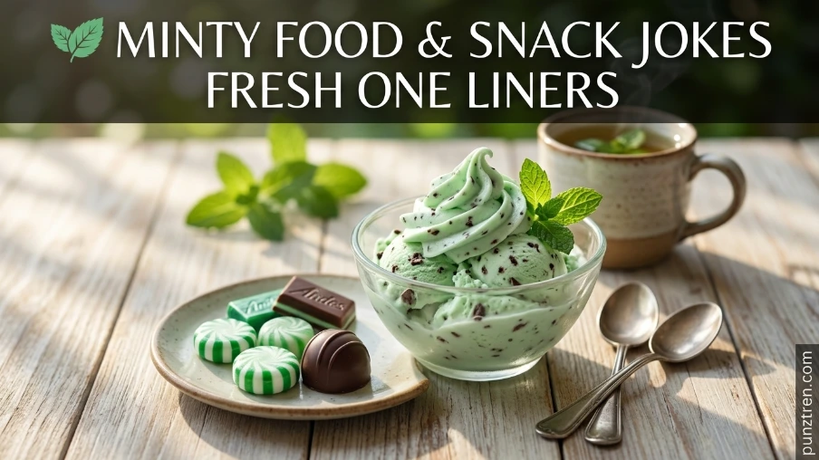 Minty Food & Snack Jokes