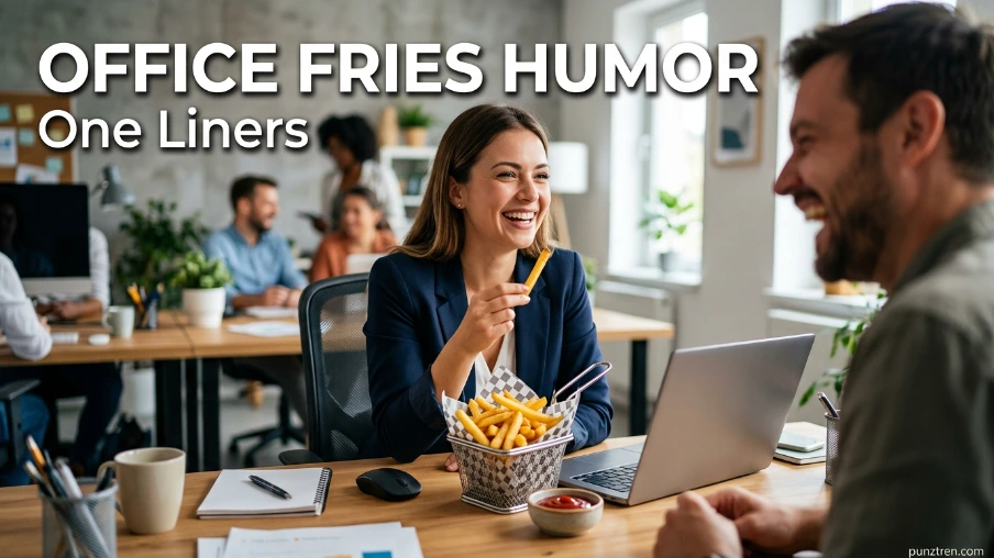 Office Fries Humor One Liners