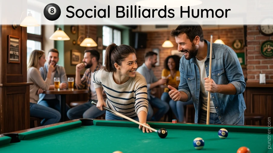 🎱 Social Billiards Humor