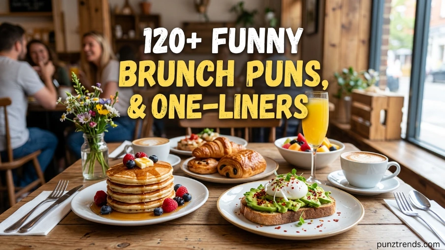 120+ Funny Brunch Puns Jokes One Liner