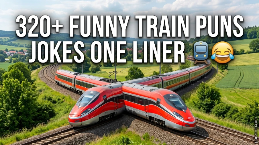 320+ Funny Train Puns Jokes One Liner 🚆😂