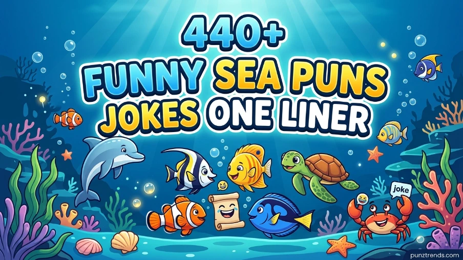 440+ Funny Sea Puns Jokes One Liner