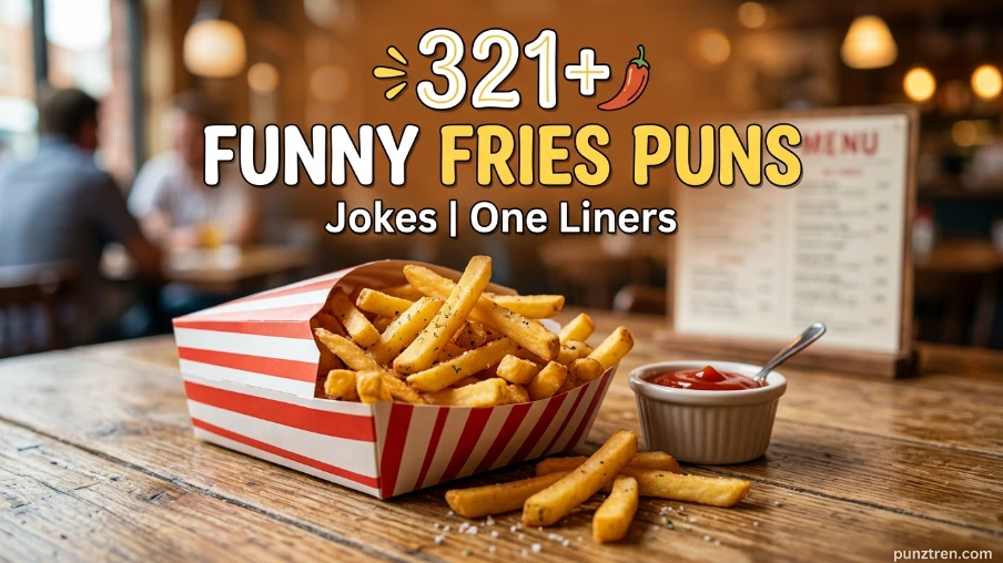 321+ Funny Fries Puns Jokes One Liner