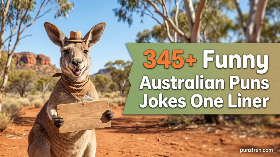 345+ Funny Australian Puns Jokes One Liner