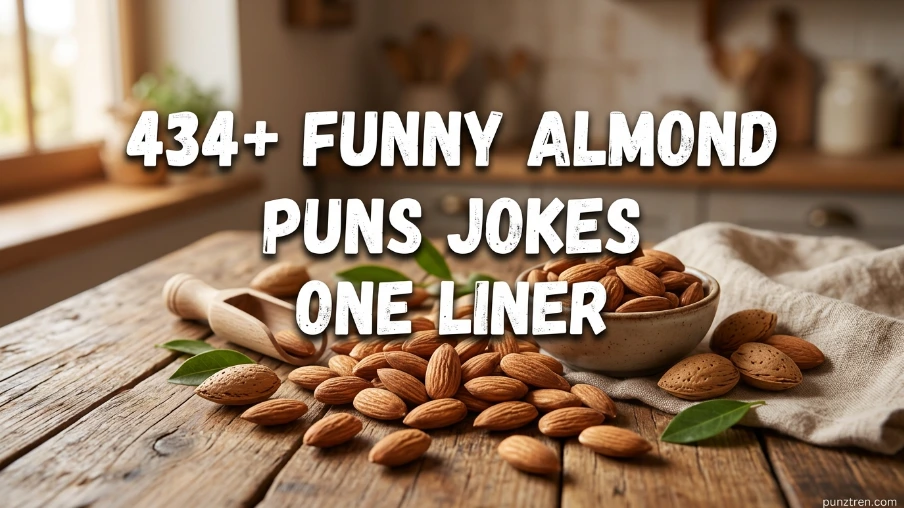 434+ Funny Almond Puns Jokes One Liner