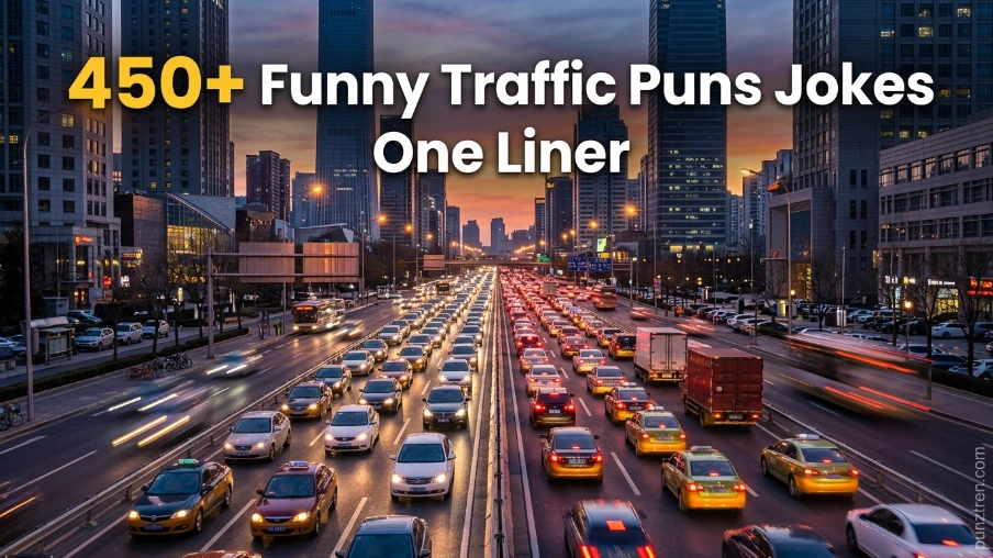 450+ Funny Traffic Puns Jokes One Liner