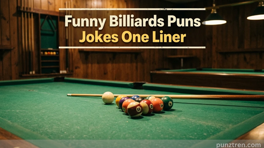 Funny Billiards Puns Jokes One Liner